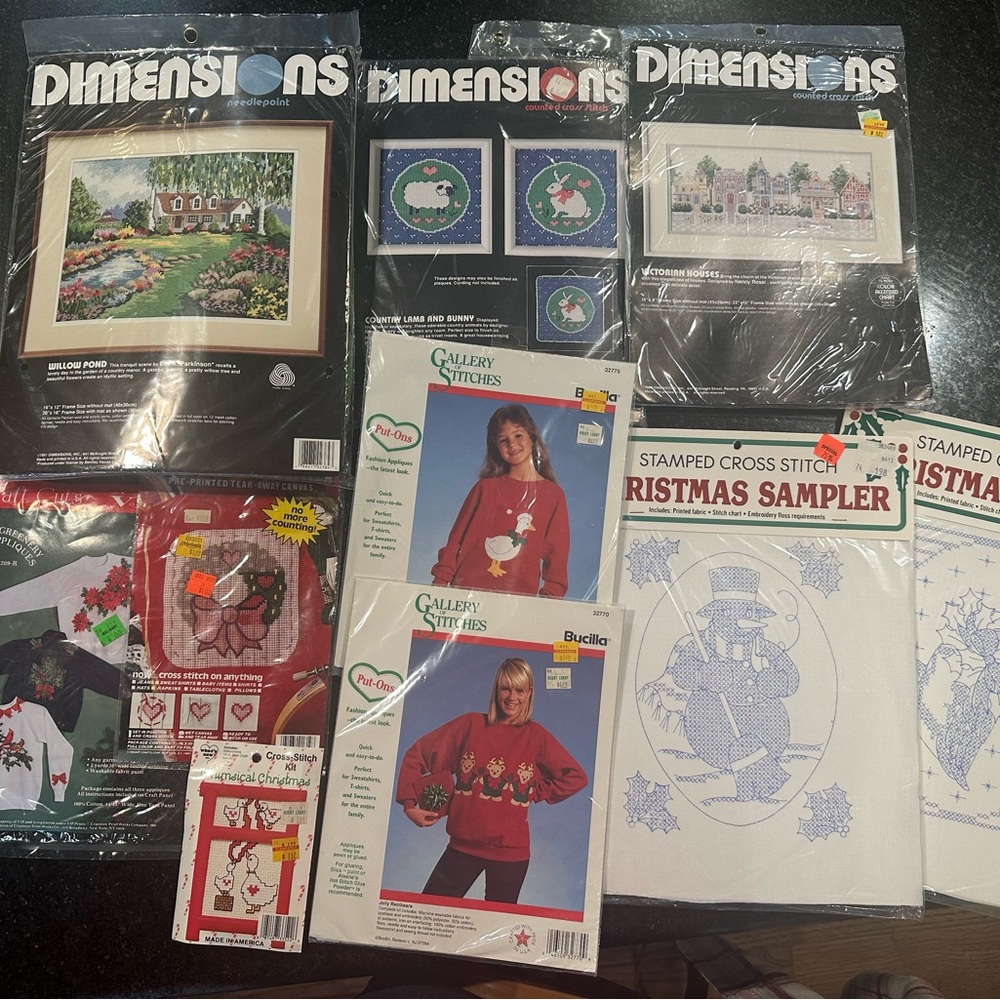 Vintage Lot Craft Kits Collection